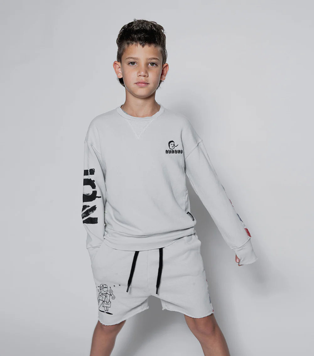 Nununu Kids U HAVE MAIL Sweatshorts