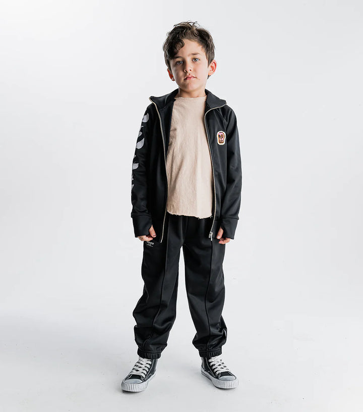 Nununu Kids STRIPEY SNAKES SPORTY Jacket - Black