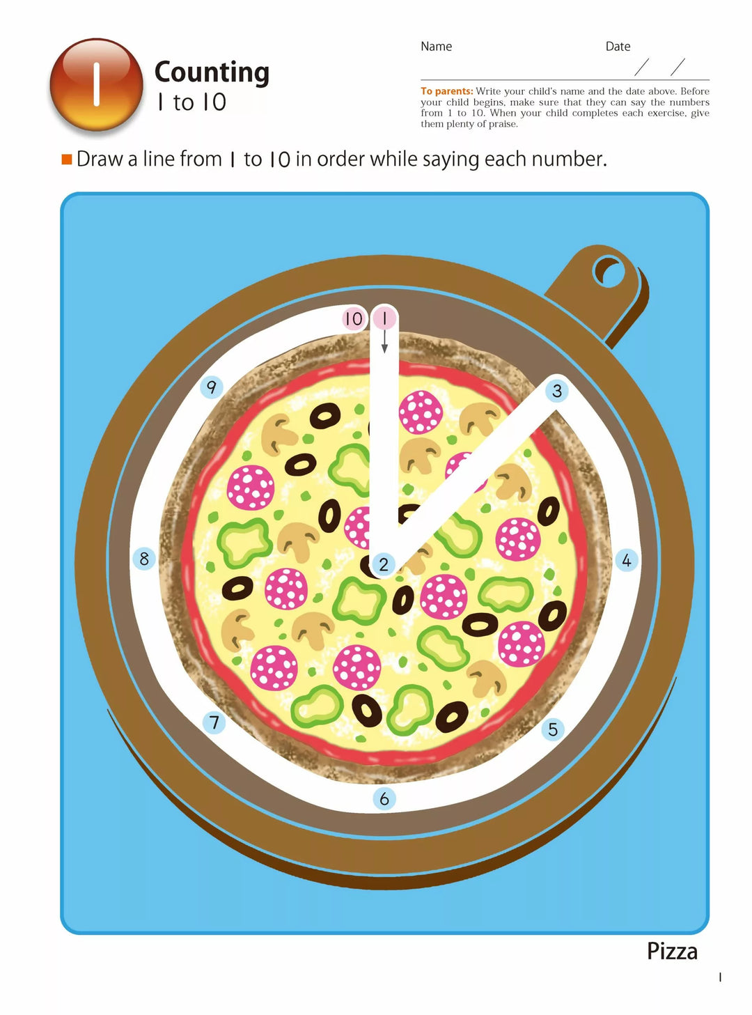 >KUMON Grade  PreK-1 My Book of Numbers 1-120 Age 4-6