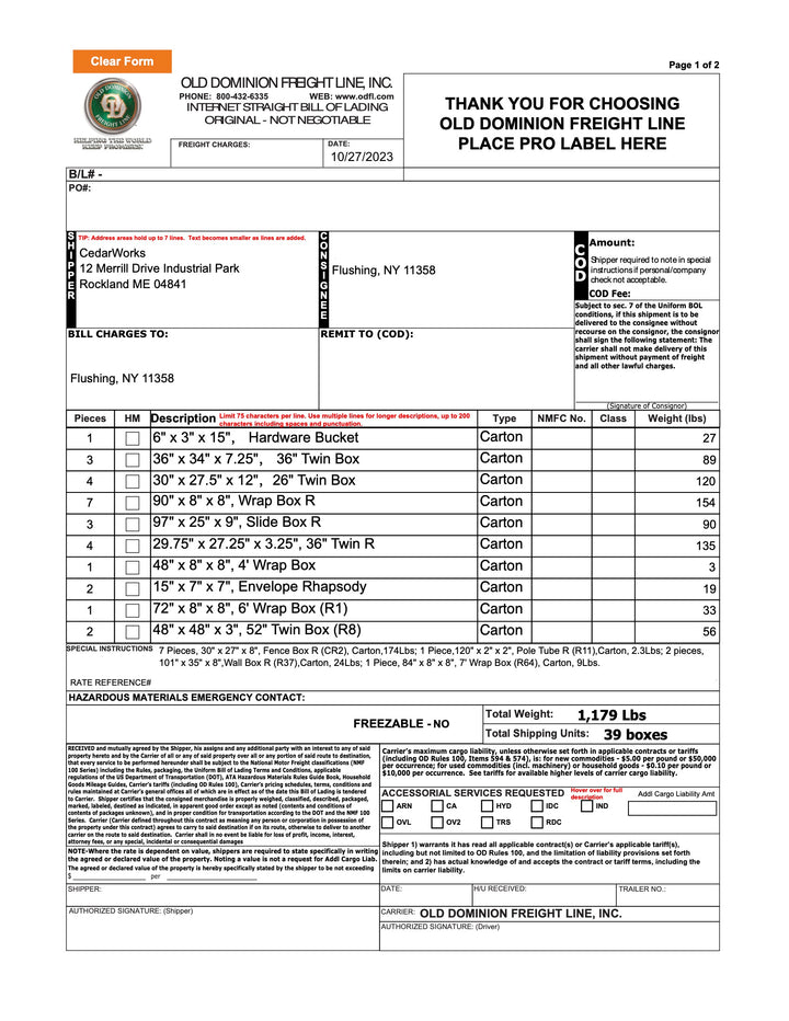 Cedarworks Indoor Playground Set - 2 Slides, Monkey Bar, Bridge, Seesaw, Ladder [PickUp]