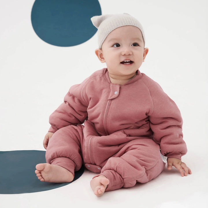 Nest Designs Kids/Baby 2.5 TOG Bamboo Jersey Long Sleeve Footed Sleep Suit - Pantone Faded Rose