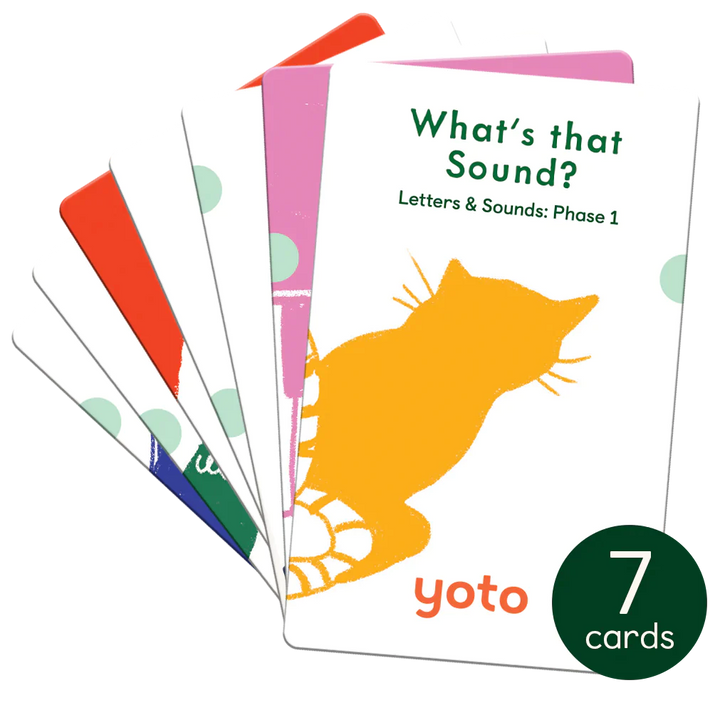 >Yoto Card - Phonics: Letters & Sounds: Phase 1 - Age 4-6 Years