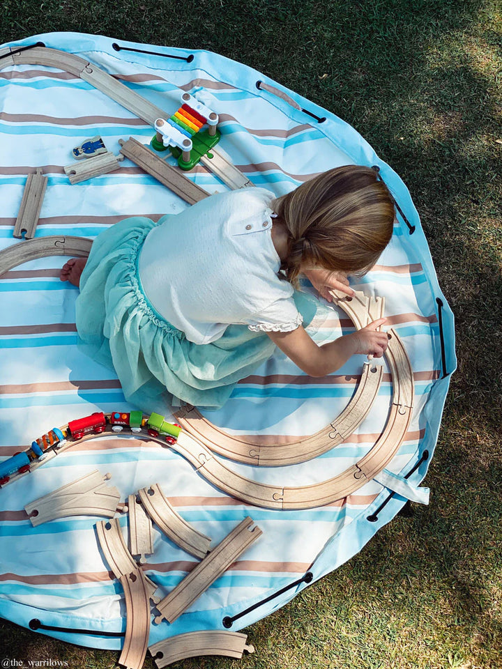 Play & Go Toy Outdoor Storage Bag - Stripes