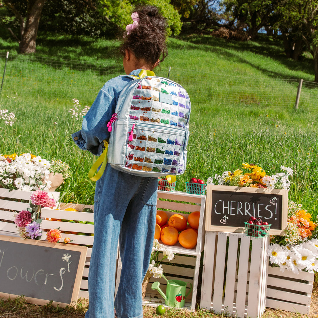 >State Bags Kane Kids Backpack in Quilted Sequin