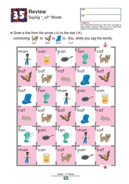 >KUMON Grade  PreK-1 My Book Of Rhyming Words Age 4-6