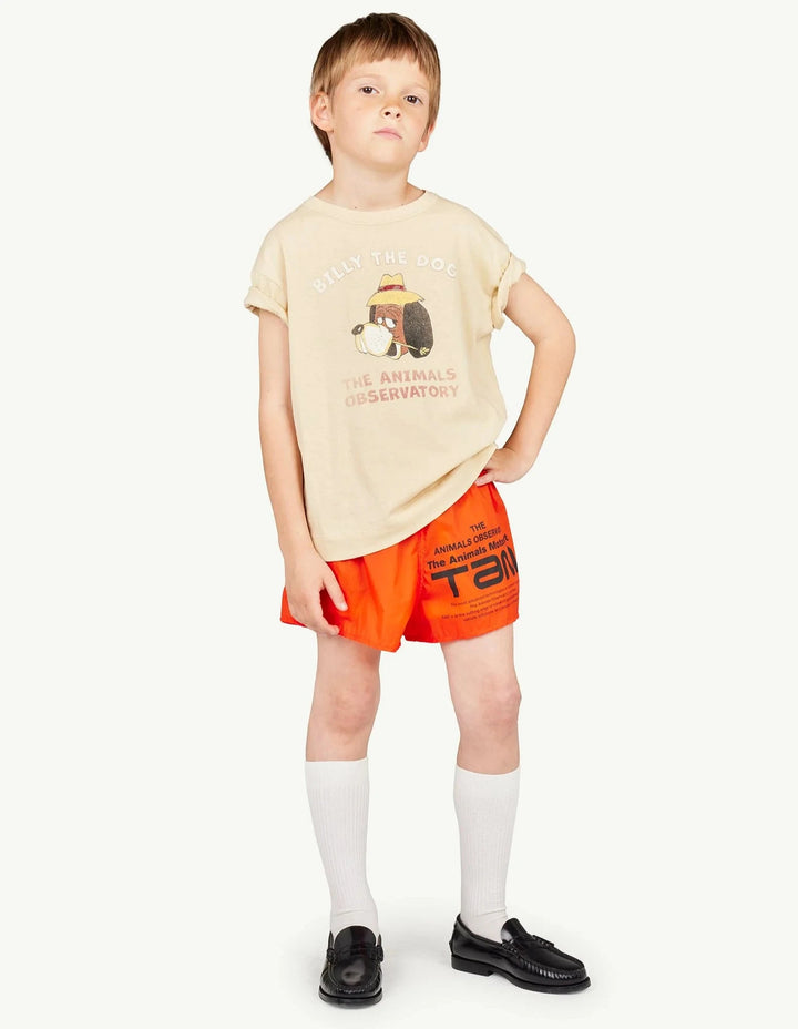 THE ANIMALS OBSERVATORY Kids Billy Beige Rooster T-Shirt