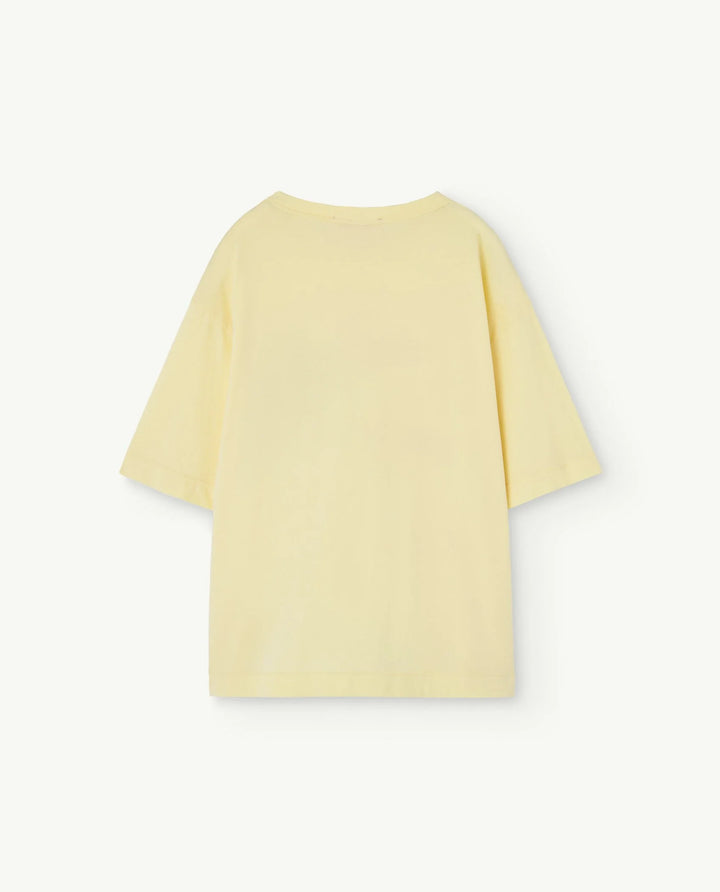 THE ANIMALS OBSERVATORY Kids Soft Yellow Bear Rooster Oversize T-Shirt - 4Y/6Y