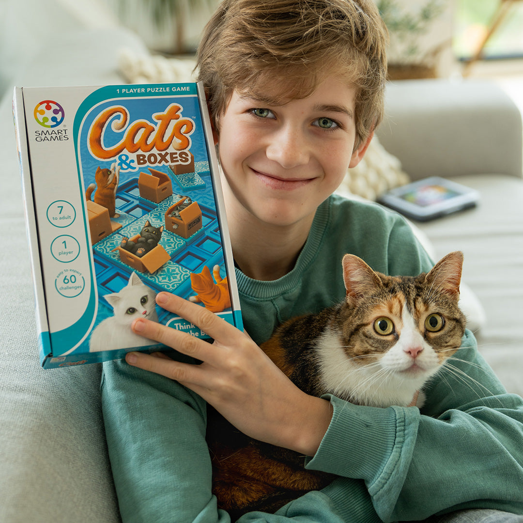 SMART Games Cats & Boxes (60 Challenges) Age 7+