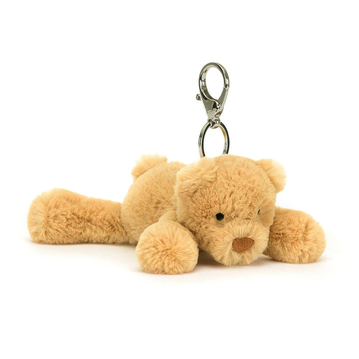 Jellycat Smudge Bear Bag Charm 5.1in x 2.4in x 6.3in