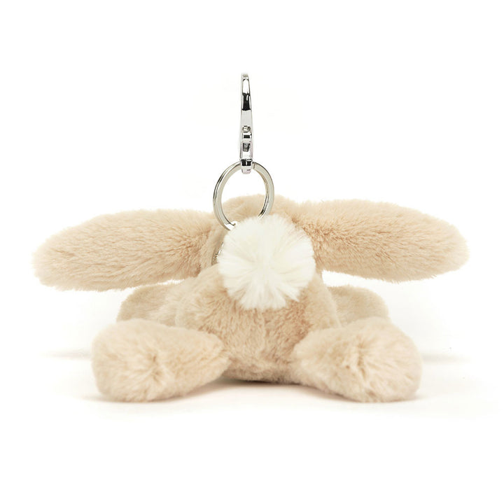 Jellycat Smudge Rabbit Bag Charm 5.1in x 2.4in x 6.3in