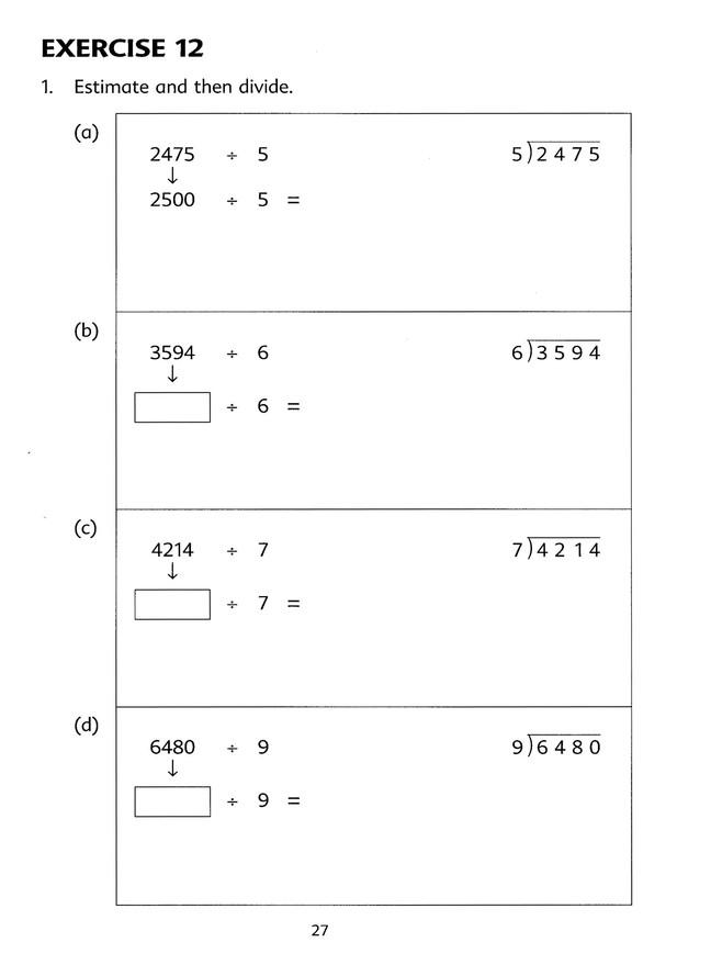 Singapore Math Primary Math Workbook 4A US Edition