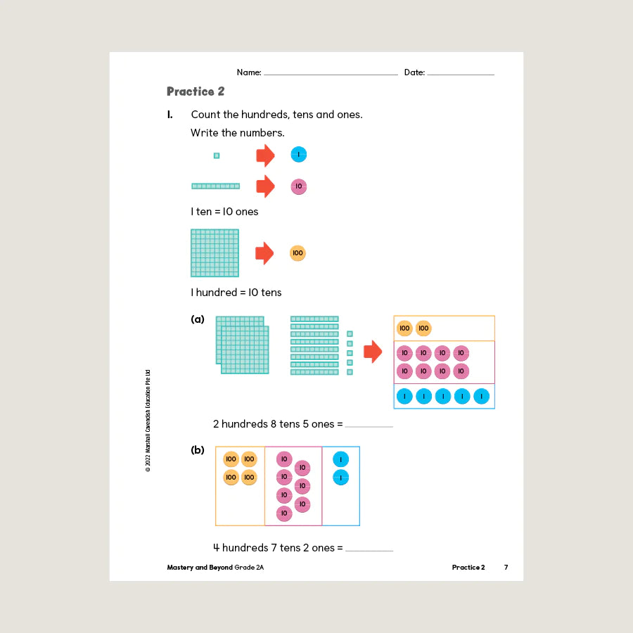 >Singapore Math - Primary Mathematics Mastery and Beyond 2A