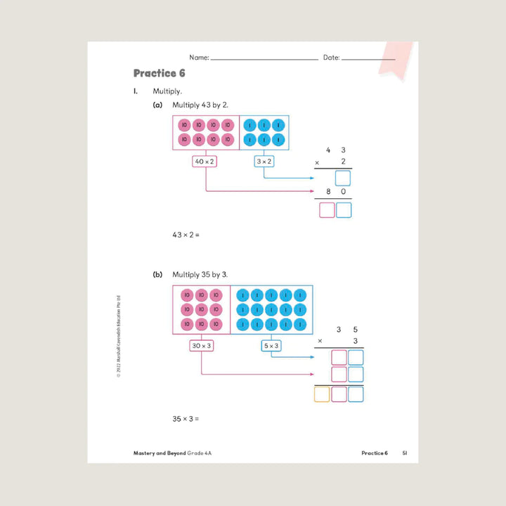 >Singapore Math - Primary Mathematics Mastery and Beyond 4A