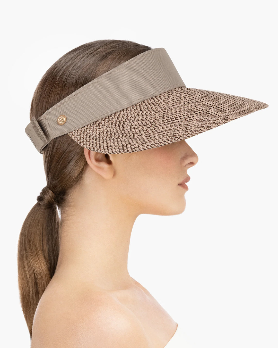 >Eric Javits Champ II 12164 Visor Sun Hat in Bark