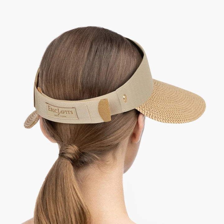 >Eric Javits Champ II 12164 Visor Sun Hat in Peanut