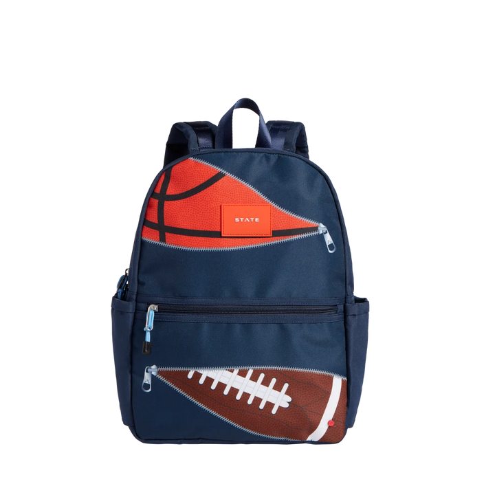 State Bags Kane Kids Double Pocket Backpack - Sports