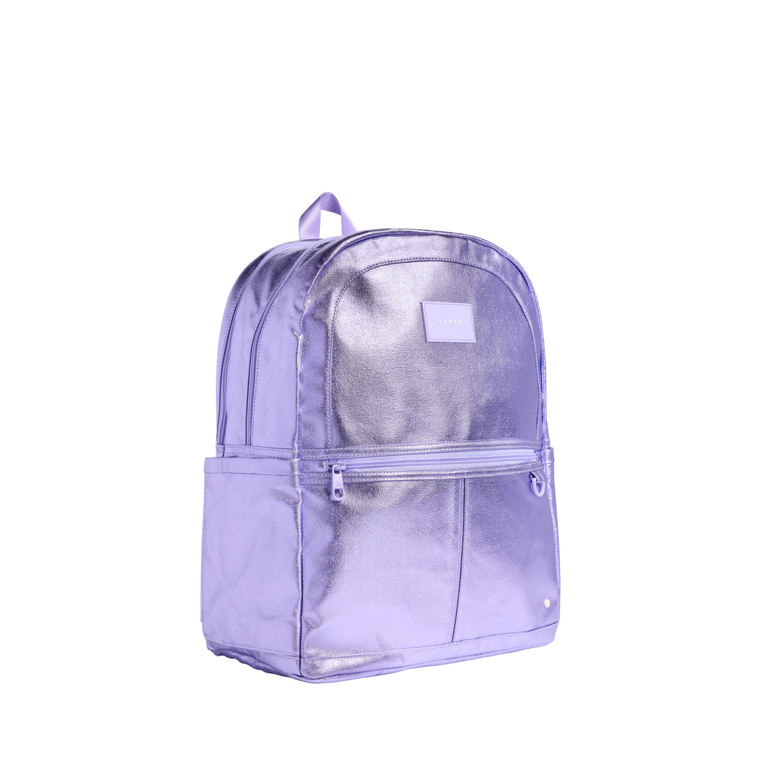 >State Bags Kane Kids Double Pocket Large Backpack in Lilac