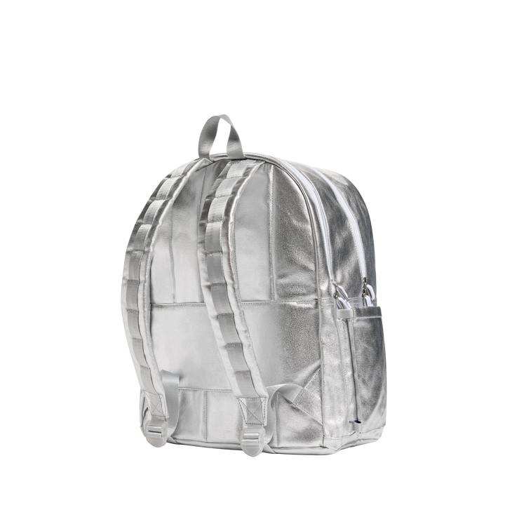>State Bags Kane Kids Backpack in Metallic Fuzzy Hearts