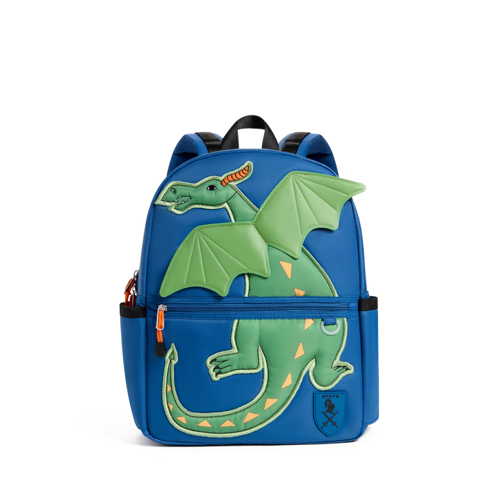 >State Bags Kane Kids Backpack in Nylon Puffer | Dragon