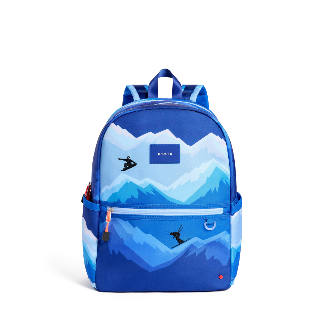 State Bags Kane Kids Double Pocket Backpack - Mountains