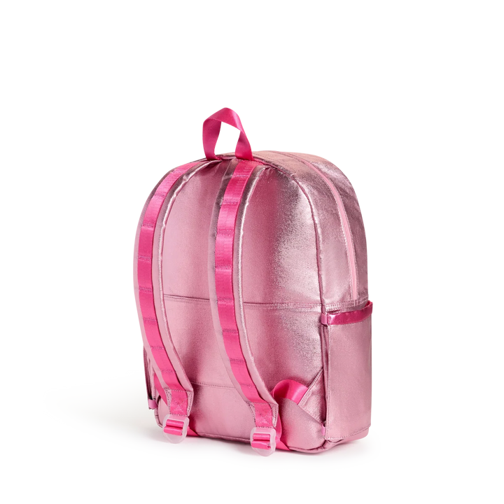 State Bags Kane Kids Backpack in Metallic | Patchwork Bows