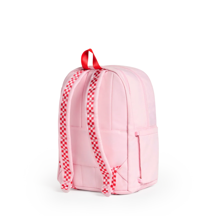 State Bags Kane Kids Double Pocket Backpack - CHERRY