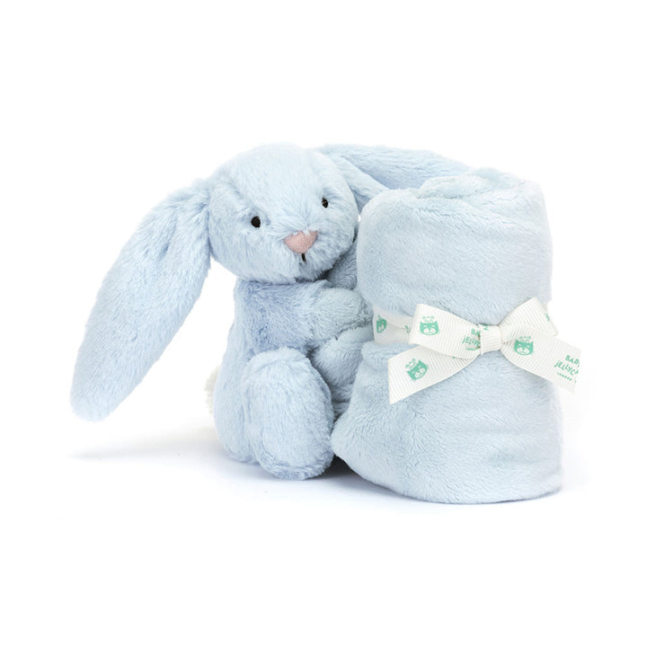 Jellycat Soother Bashful Blue Bunny 5.9in x 13.4in x 13.4in