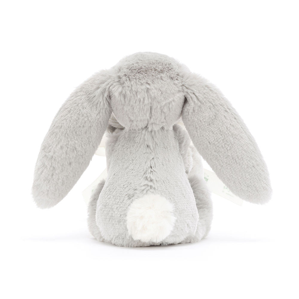 Jellycat Soother Bashful Grey Bunny 5.9in x 13.4in x 13.4in