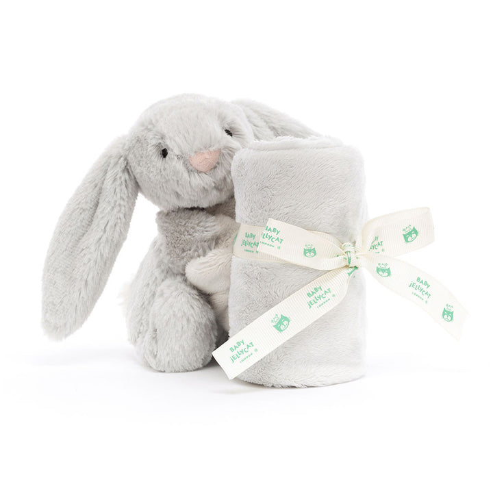 Jellycat Soother Bashful Grey Bunny 5.9in x 13.4in x 13.4in