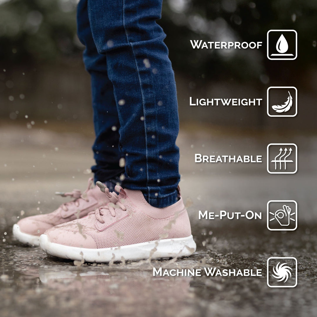 >Jan & Jul Kids Waterproof Shoes - Dusty Pink