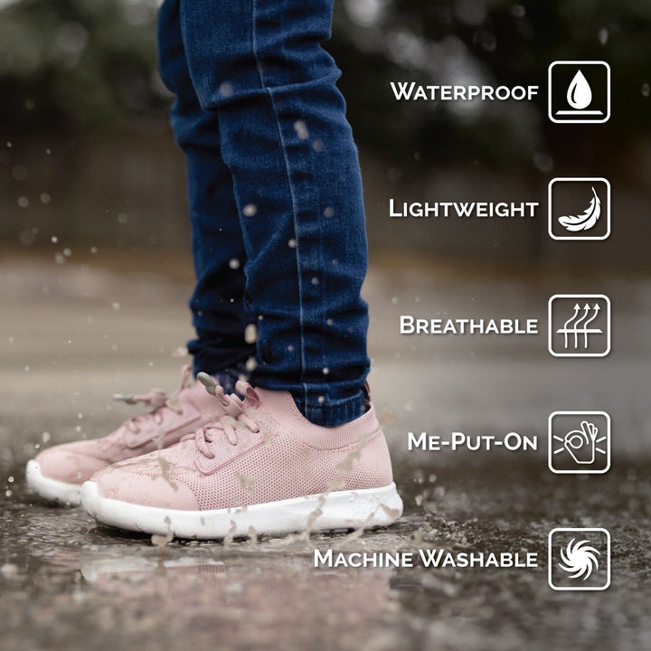 >Jan & Jul Kids Waterproof Shoes - Dusty Pink