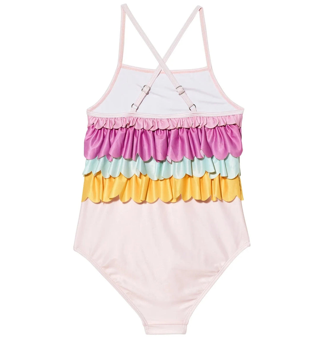 Tutu Du Monde Baby Girl's COPACABANA Vivid Swimsuit - Heavenly Pink Mix