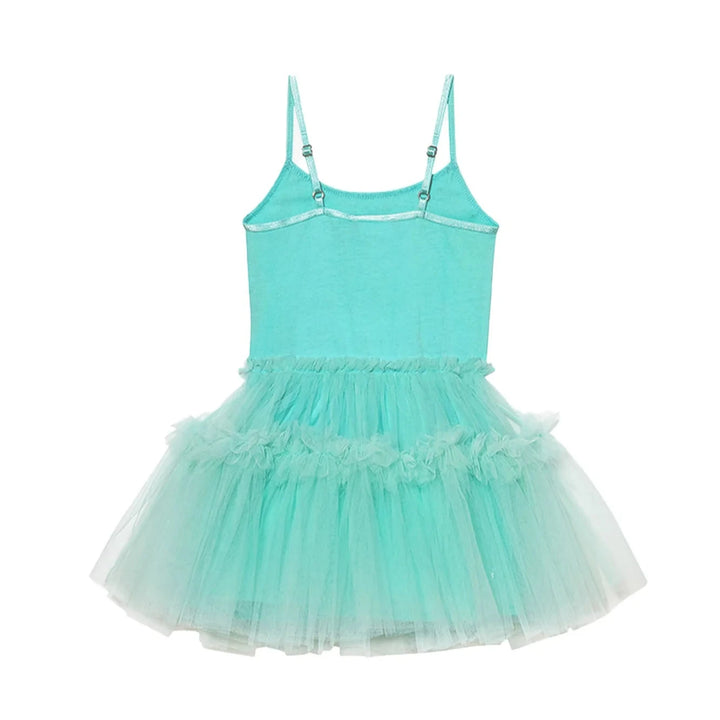 Tutu Du Monde Girl's L'ARTISTE Mixed Media Tutu Dress - Teal Gloss