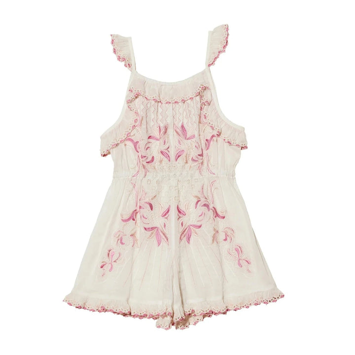 Tutu Du Monde Girl's COPACABANA Samba Onesie - Milk