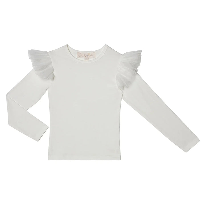 Tutu Du Monde Girl's WHISPERS & WALTZES Natalia Top - Milk