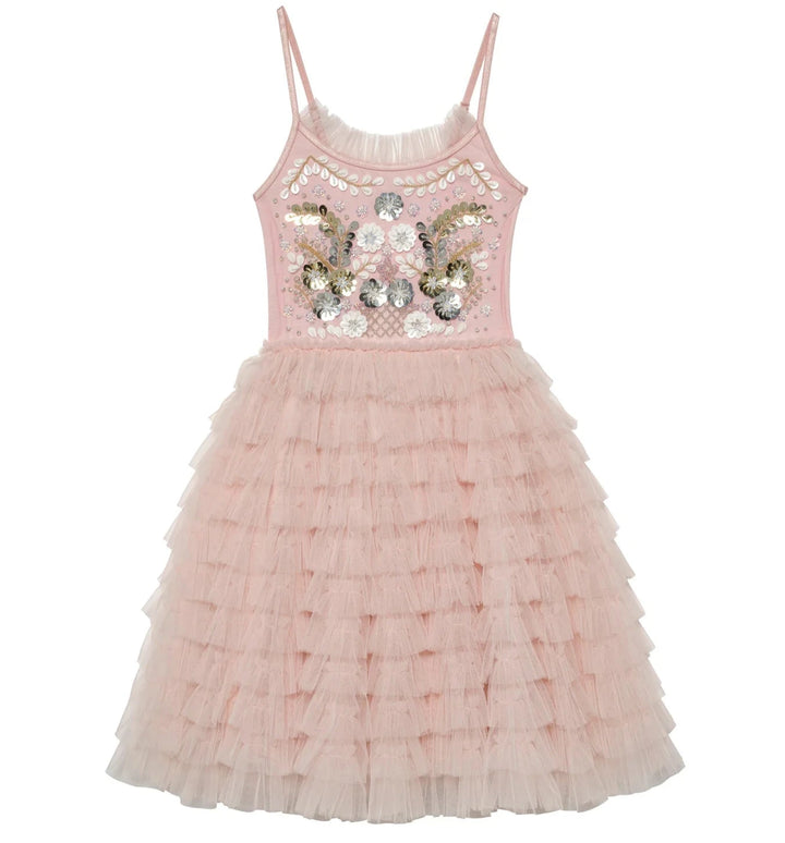 Tutu Du Monde FLORAL REVERIE Golden Daisies Tutu Dress - Pink Cloud