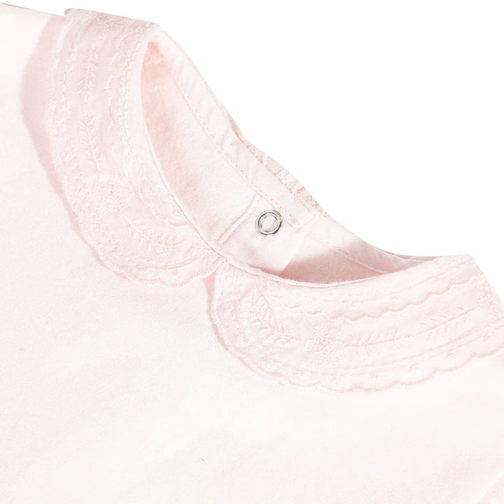 Tartine et Chocolat Baby Girl Rose Pink Bodysuit