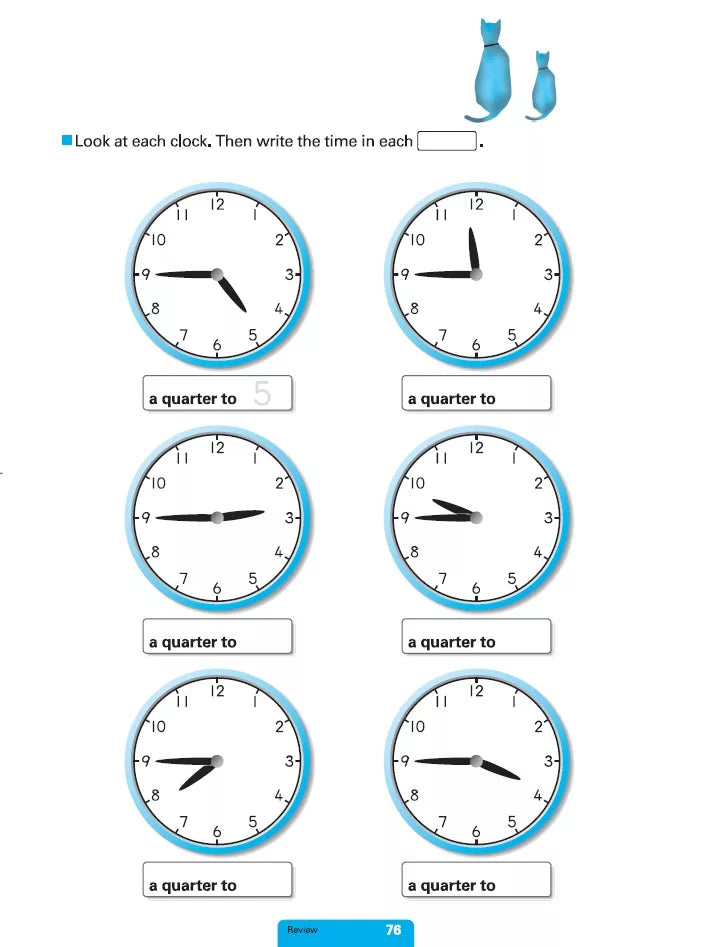 >KUMON Grade  K-2 My Book of Telling Time Age 4-6
