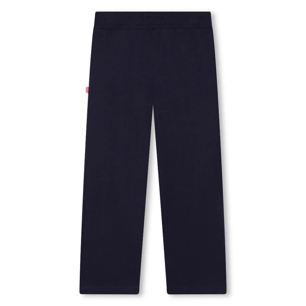 Billieblush Girls Logo Printed Straight Leg Pants