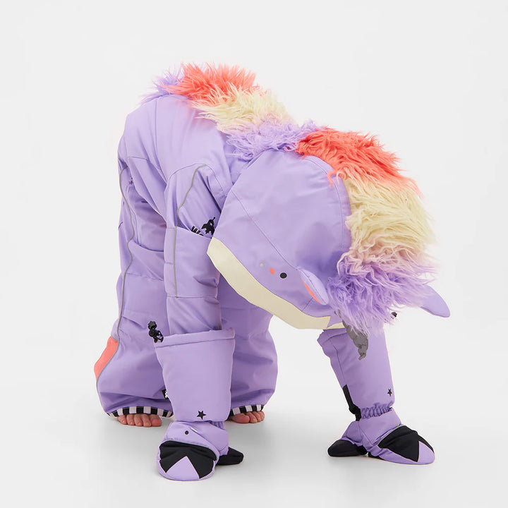 WeeDo Kids UNIDO Lila Unicorn Snowsuit