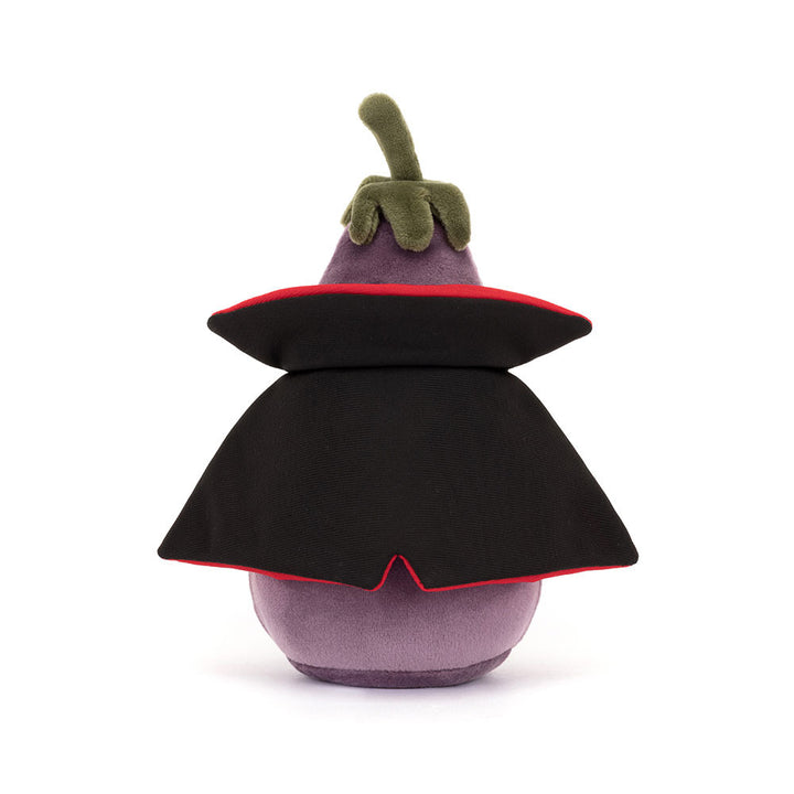 Jellycat Vivacious Eggplant Vampire 6.3in x 3.5in x 3.5in