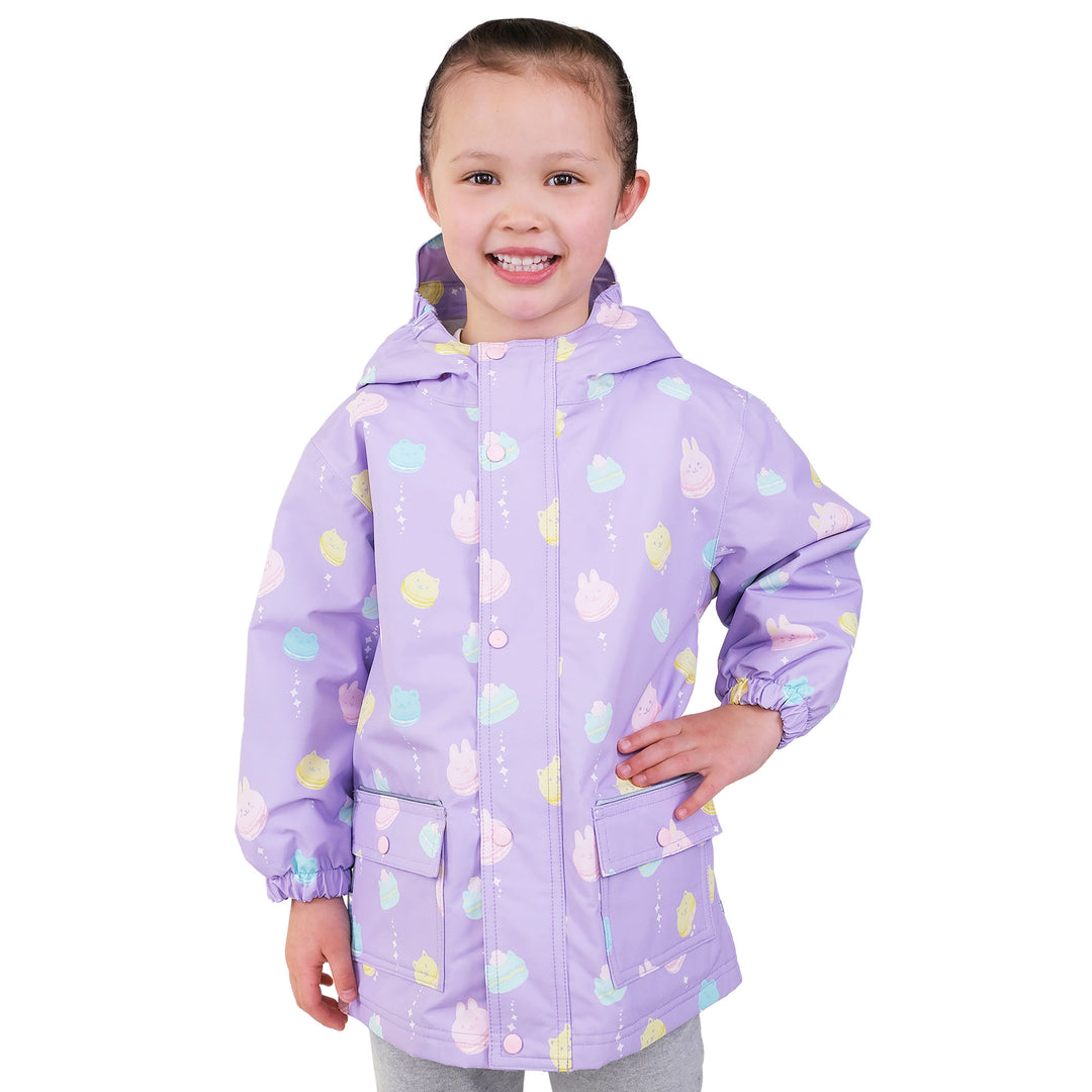 >Jan &amp; Jul Kids Cozy-Dry Waterproof Rain Jacket - Macarons