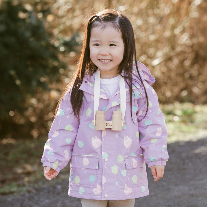 >Jan &amp; Jul Kids Cozy-Dry Waterproof Rain Jacket - Macarons
