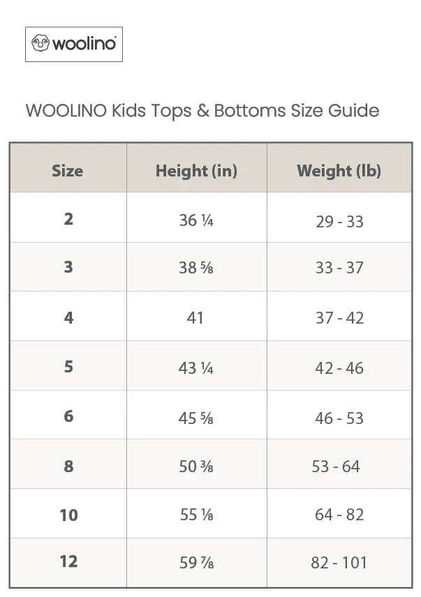 >Woolino Kids Merino Wool Base Layer Long Sleeve Top + Leggings Set - Deep Blue