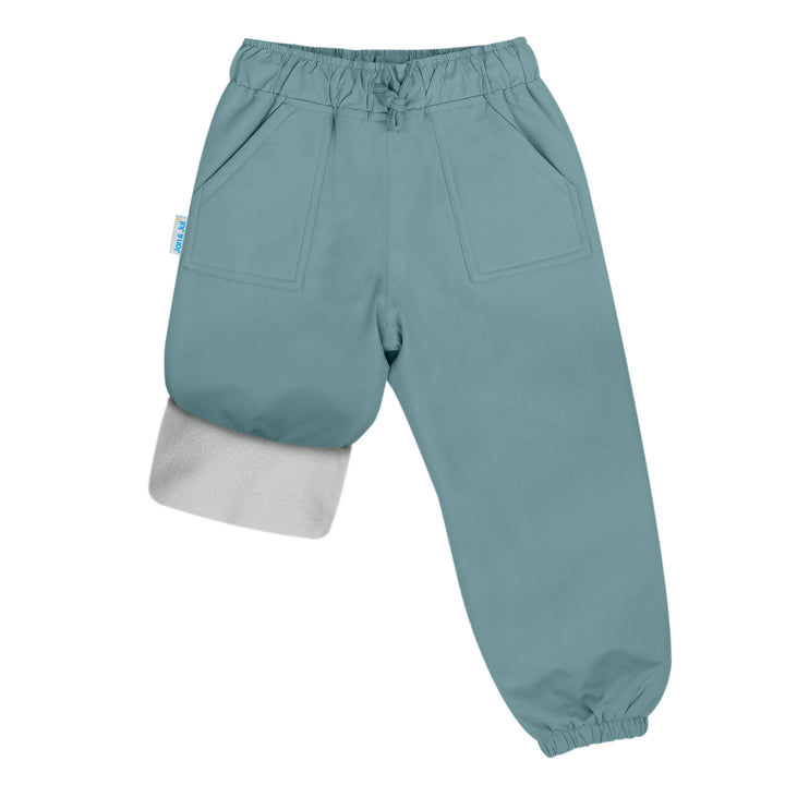 >Jan & Jul Kids Cozy-Dry Rain & Snow Pants - Dark Spruce
