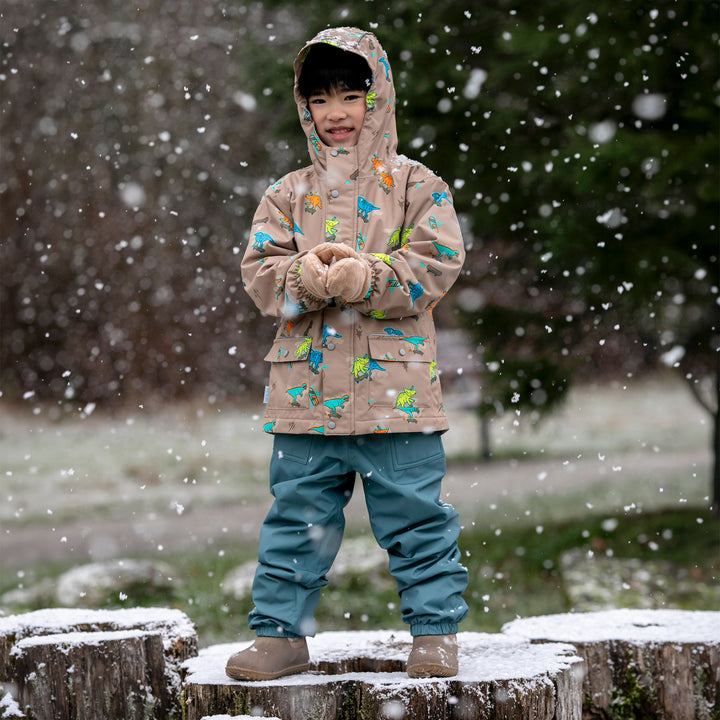 >Jan & Jul Kids Cozy-Dry Rain & Snow Pants - Dark Spruce