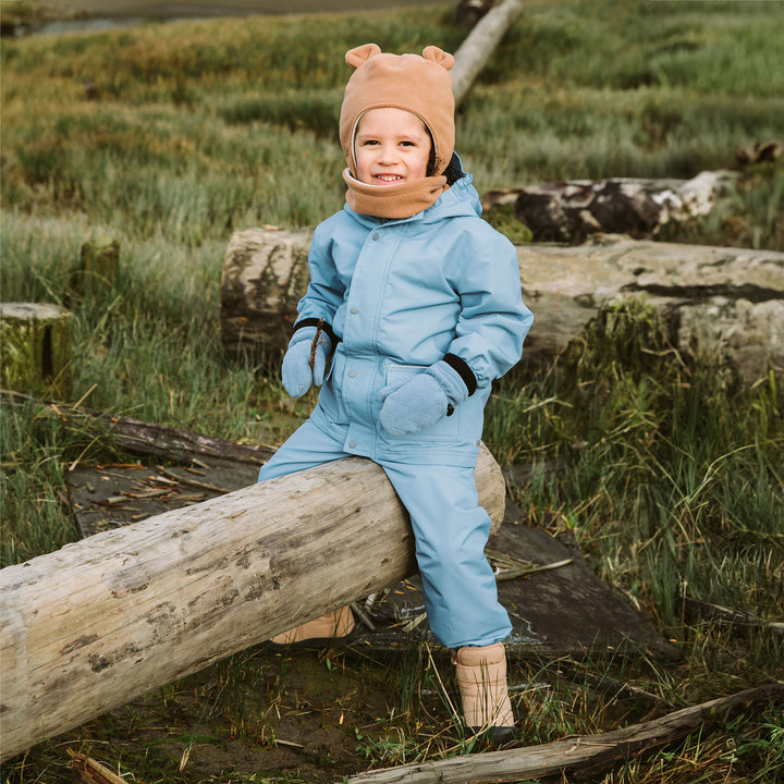 >Jan &amp; Jul Kids Cozy-Dry Fleece Lined Rain &amp; Snow Pants - Dusty Blue