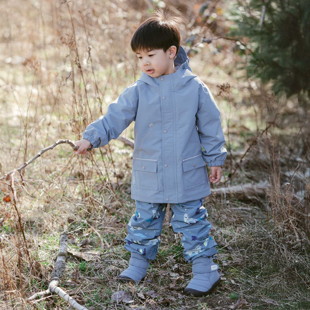>Jan & Jul Kids Puddle-Dry Rain Pants (Single Layer) - Wolf and Bear