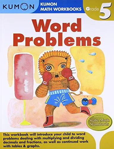 >KUMON Grade 5 Word Problems Age 9-11