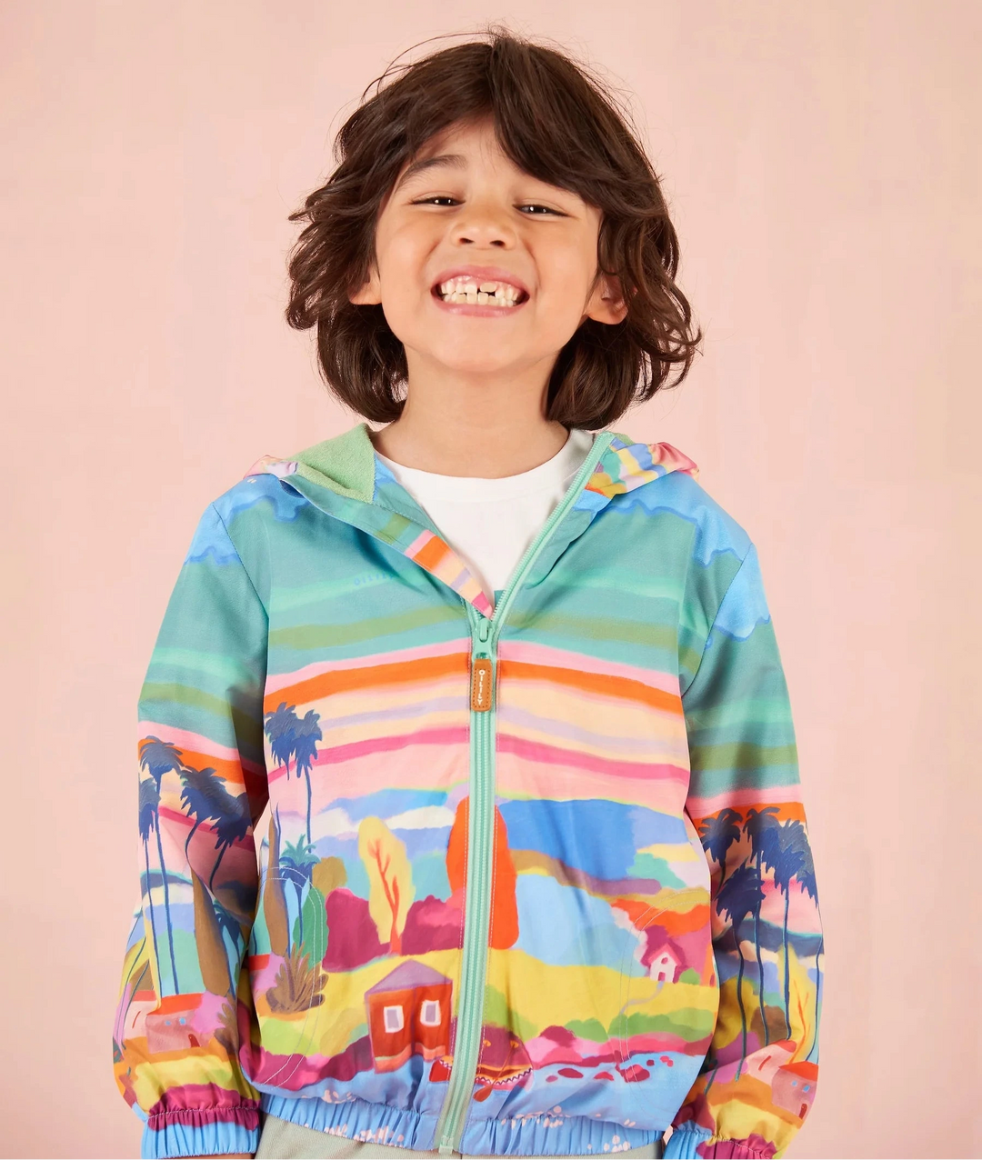 OILILY Kids Chameleon Coat - Hike View/Meadow